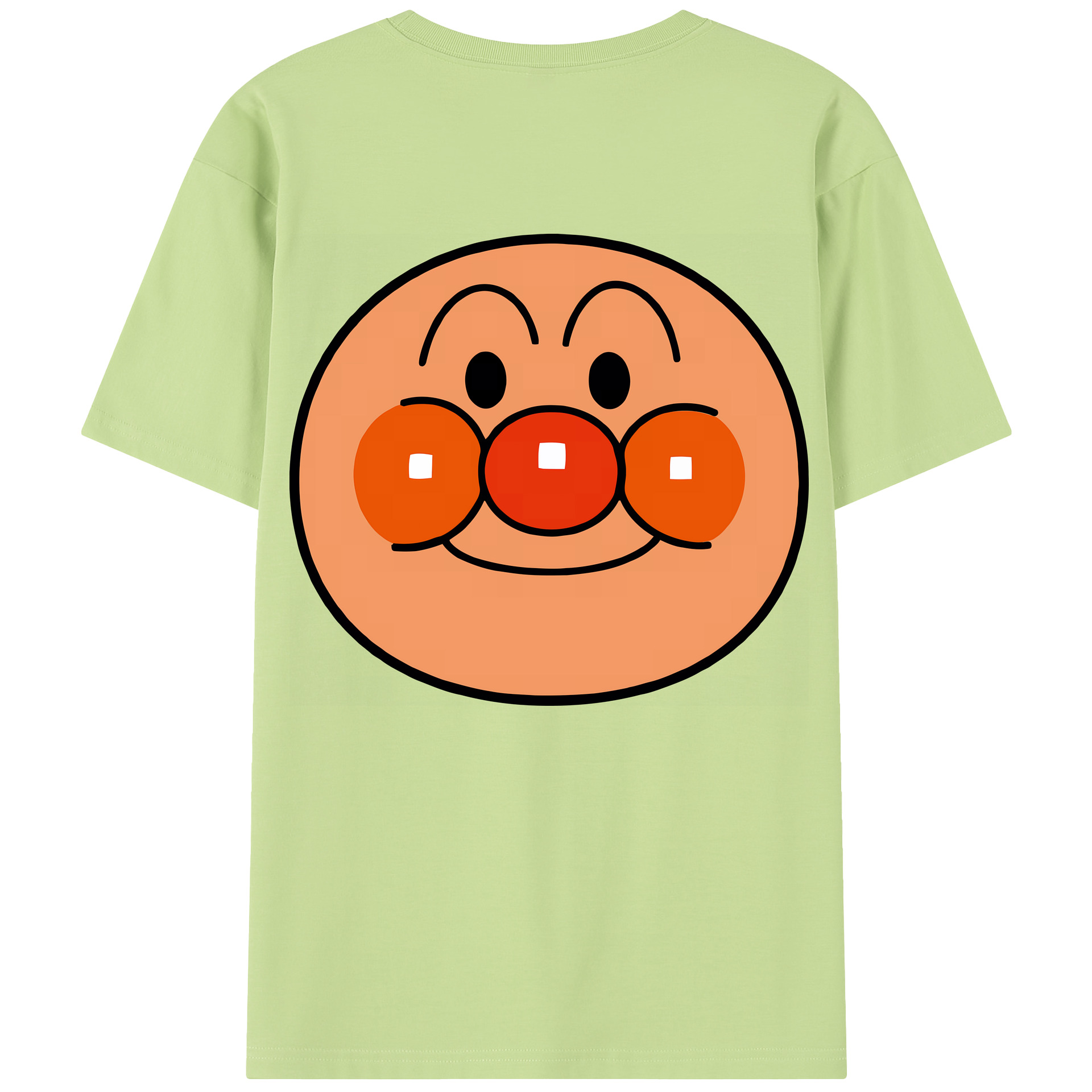 （画像用） アンパンマン Anpanman 綿100％半袖Tシャツ（背面プリント）